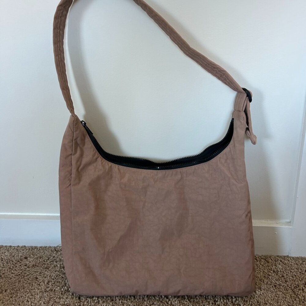 Pink Nylon Shoulder Bag